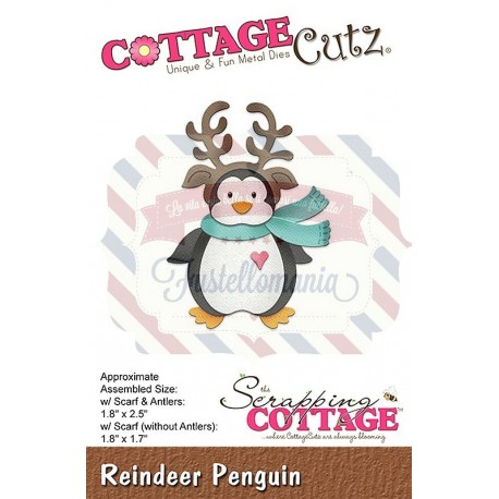 Fustella metallica Cottage Cutz Reindeer Penguin