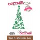 Fustella metallica Cottage Cutz Flourish Christmas Tree