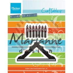 Fustella metallica Marianne Design Craftables Candle Bridge